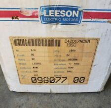 Powerful Leeson Electric Motor 14hp Dc 24 Volt 58 Shaft. Part C42d17nc5a