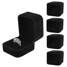 10pack Velvet Ring Boxes Jewelry Earring Gift Boxes Wedding Proposal Wholesale