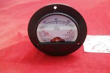 1pc Analogue Frequency Panel Meter 55-65hz 110v Round Dia.90mm 65t5 Plastic