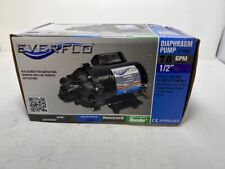Everflo Ef7000-box 7.0 Gpm 12v Diaphragm Pump-12 Fnpt Ports Black