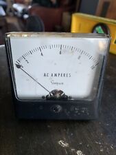 Dirty Simpson Ac Ammeter 0-10 Amp Panel Gauge For Generator Alternator Meter