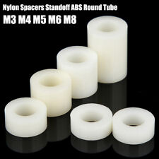 Nylon Spacers Standoff M3 M4 M5 M6 M8 Abs Round Tube White Plastic Washer