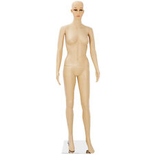 Female Mannequin Full Body Pp Realistic Display Head Turns Dress Form With Base