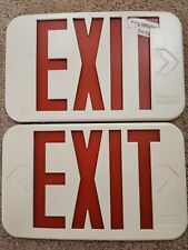 Lot Of 2 Lithonia Lighting Exit Sign Covers New Old Stock