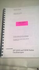 Hewlett Packard Hp 54520 And 54540 Series Oscilloscopes Service Manual
