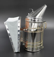 Bee Hive Smoker 11 Stainless Steel With Heat Shield Beekeeping Tools