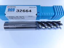 New Kyocera Sgs 32664 V-carb Solid Carbide 12 End Mill 5 Flute Milling Tool