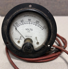 Vintage Weston Electric Model 517 Ac Volts Panel Meter