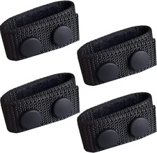 4 Pcs Belt Keepers Nylon Duty Belt Keepers Security Tactical Belt Keepers Double