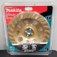 Makita 7 Turbo 24 Segment Diamond Cup Wheel A-96425 Low-vibration Compatible Wi