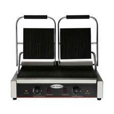 Serv-ware Epg-200gg 22 Panini Sandwich Grill Grooved Top Smooth Bottom