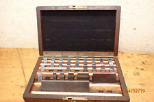 Lot L4 Cej Johansson Gage Block Co. Case With Dearborn Gage Ellstrom Other Block