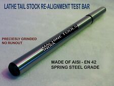 Lathe Alignment Test Bar En-42 Alloy Steel Mt1 Boxfordmyfordcolchssouthbend
