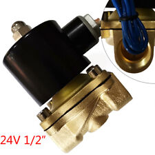 12 Npt Brass Electric Solenoid Valve Oil Air Gas Semi-direct Acting Valve