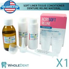 Self Curing Resin For Soft Liner Reline Home Use Kit Diy Denture Temporal Renew