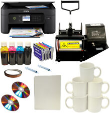 Heat Press Mugs Cups Wireless Sublimation Ink Printer Transfer Paper Startup Kit