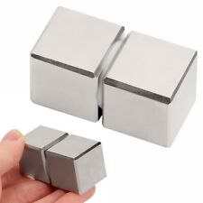 2pcs 1 Inch Solid Craft Magnet Neodymium Rare Earth Big Super Strong 252525mm
