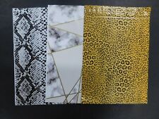 150 Set 10x13 Leopard Snakeskin Marble Poly Mailers Shipping Envelope Bags