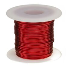 15 Awg Gauge Heavy Copper Magnet Wire 1.0 Lb 100 Length 0.0603 155c Red