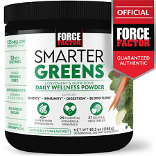 Force Factor Smarter Greens Daily Wellness Powder Greens Superfood Powder