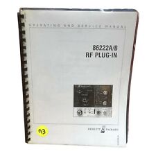 Hp 86222ab Rf Plug-in Operating Service Manual Copy