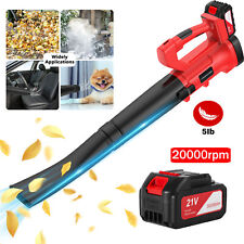 Cordless Leaf Blower 130 Mph 320cfm W Battery And Charger For Garden Lawn Care