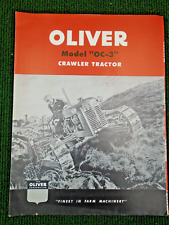 Original Nov 1951 Oliver Oc-3 Crawler Tractor Sales Brochure 50343