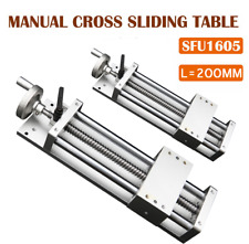 Manual Cnc Sliding Table Cross Slide Linear Stage Sfu1605 Ballscrew X Y Z Axis