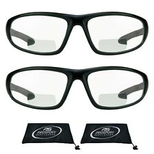 Safety Bifocal Reading Glasses Clear Protective Z87 Night Lens Work Cycling