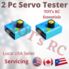 2x Digital Esc Servo Tester Ccpm Consistency Controller Motor For Rc Airplane