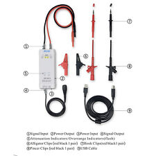 Micsig Dp10013 Oscilloscope High Voltage Differential Probe Kit 1300v 100mhz