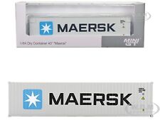 40 Dry Goods Container Maersk Gray For 164 Scale Models Tsm Mgtac32