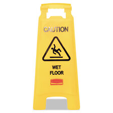 Rubbermaid Commercial Caution Wet Floor Floor Sign Plastic 11 X 1 12 X 26