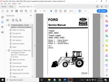 Tractor Factory Service Repair Manual Fits Ford 345d 445d 545d
