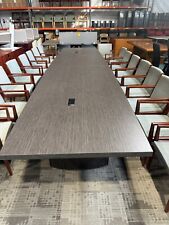16 Conference Table In Gray Laminate Finish 16 X 4