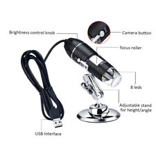8led Handheld Usb Digital Microscope 1600x Magnifier Camera 1080p W Stand Y6t8