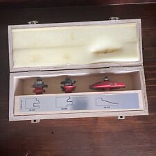 Freud 97-100 Professional Woodworking Router Bit Set Wood Case Made In Italy