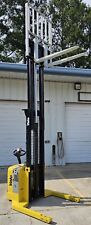 2015 Yale Walkie Stacker - Walk Behind Forklift Straddle Lift Low Hours.