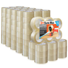 144 Rolls Clear Carton Sealing Packing Tape Shipping - 1.8 Mil 2 X 110 Yards
