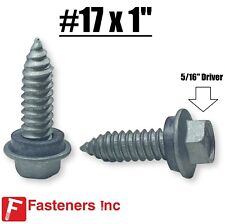 17 X 1 Hex Rubber Washer Pole Barn Screw Roofing Siding 516 Drive Screws