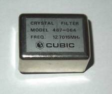 Cubic 487-064 Frq.12.7015 Mhz Ssb Receiver Crystal Filter Used We Ship Worldwid