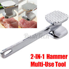 Double Side Beaf Steak Mallet Meat Tenderizer Hammer Aluminum Kitchen Pounder