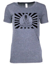Star Wars Boba Fett Buddha T Shirt Womens Athletic Gray Starwars Premium Tee
