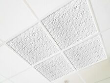 Grid System Drop In 24 X 24 Pvc Suspended Ceiling Tiles Opal White