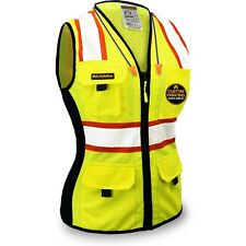 Kwiksafety First Lady Class 2 Ansi Ppe Hi Vis Surveyor Womens Safety Vest