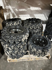 Set Of 4 Solid Skid Steer Tires For Bobcat S70 463 23x5.70-12 Free Shipping