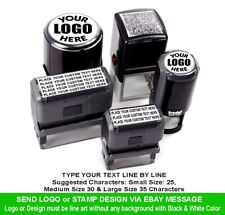 Custom Self Inking Rubber Stamp.  Select From Various Shape And Design.