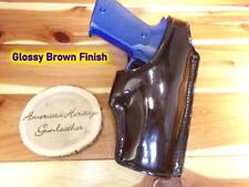 50ha Gloss Brown Shoemaker Duty Gun Holster For Sig Sauer P220 No Rail Models
