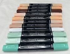 Stampin Up Blends Blendabilities Alcohol Markers Art Craft Skin Tones Lot Of 11
