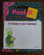 Vintage 1989 Cute Turtle Post-it Self-stick Notes Nip To Whom It May Confuze
